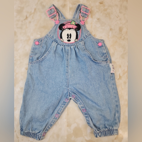 Baby Mickey Co Other - Vintage Baby Mickey and Co Jean Overalls 3/6 Month
